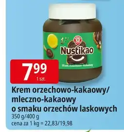 E.Leclerc Krem orzechowo-kakaowy Wiodąca Marka Nustikao oferta