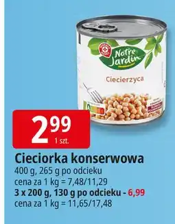 E.Leclerc Ciecierzyca konserwowa Wiodąca Marka Notre Jardin oferta