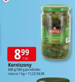 E.Leclerc Korniszony w zalewie octowej Wiodąca Marka Rustica oferta