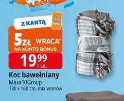 E.Leclerc Koc bawełniany 130 x 160 cm Maxx10Group oferta