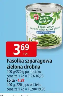 E.Leclerc Fasola szparagowa żółta Wiodąca Marka Notre Jardin oferta
