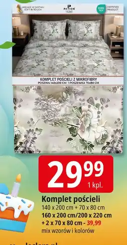 E.Leclerc Komplet pościeli bawełna 200 x 220 cm + 2 70 80 oferta