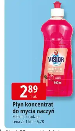 E.Leclerc Płyn do mycia naczyń koncentrat o zapachu granatu Wiodąca Marka Visior oferta
