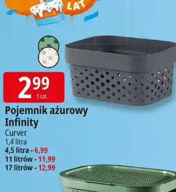 E.Leclerc Pojemnik ażurowy infinity 17 l szary Curver oferta