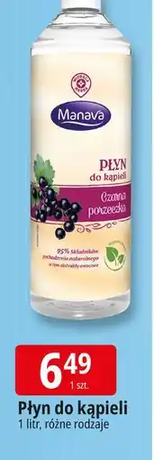 E.Leclerc Płyn do kąpieli czarna porzeczka Wiodąca Marka Manava oferta