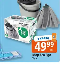 E.Leclerc Mop paskowy + wiadro z wyciskaczem Eco Ego oferta