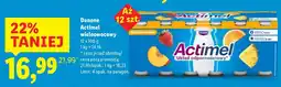 Lidl Jogurt pitny Actimel wieloowocowy 12x100 g Danone oferta