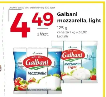 Frac Mozzarella Galbani oferta