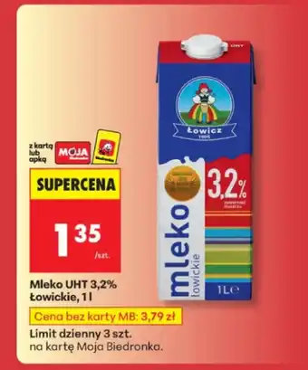 Biedronka Mleko Łowickie oferta