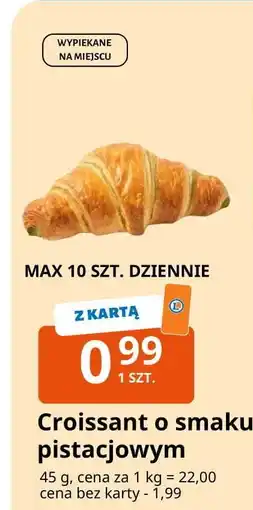 E.Leclerc Croissant pistacjowy oferta