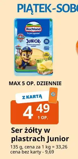 E.Leclerc Ser junior psi patrol Hochland oferta