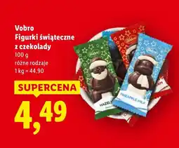 Lidl Figurki świąteczne z czekolady 100 g Vobro oferta