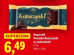 Lidl Pierniki Katarzynki w czekoladzie 123 g Kopernik oferta