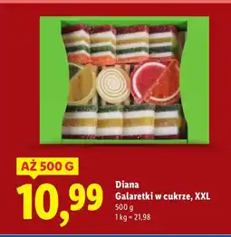Lidl Galaretki Diana w cukrze XXL oferta