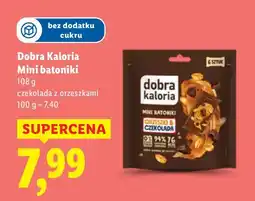 Lidl Mini batoniki 108g czekolada z orzeszkami Dobra Kaloria oferta