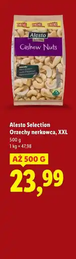 Lidl Orzechy nerkowca XXL Alesto Selection oferta