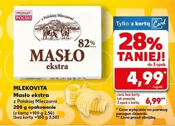 Kaufland Masło Mlekovita Masło ekstra 200 g oferta