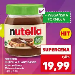 Kaufland Krem roślinny Ferrero Nutella Plant Based oferta