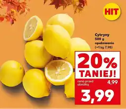 Kaufland Cytryny 500g opakowanie Kaufland oferta