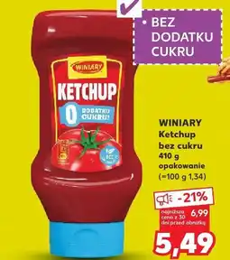 Kaufland Ketchup bez cukru 410g Winiary oferta