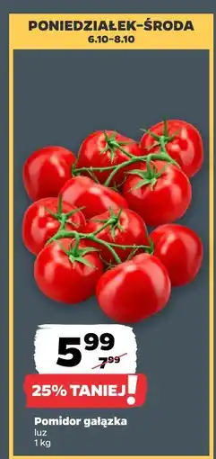 Netto Pomidor gałązka luz 1kg Netto oferta