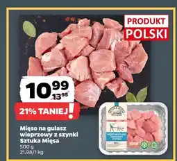 Netto Mięso na gulasz wieprzowy z szynki Sztuka Mięsa oferta