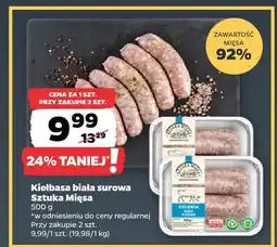 Netto Kiełbasa biała surowa Sztuka Mięsa oferta
