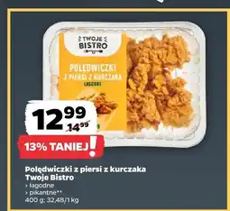 Netto Polędwiczki z piersi z kurczaka łagodne Twoje Bistro oferta