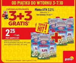 Polomarket Mleko UHT 3,2% 3+3 GRATIS Mlekovita oferta