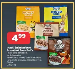Netto Płatki śniadaniowe Breakfast from Bell's kółeczka z miodem oferta