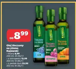 Netto Olej tłoczony na zimno lniany Kujawski oferta