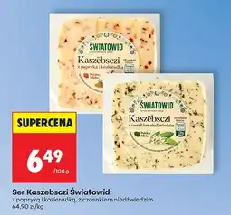 Biedronka Ser Kaszëbsczi Światowid 100g z papryką i kozieradką oferta