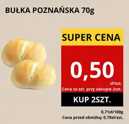 Supeco Bułka poznańska 70g Supeco oferta