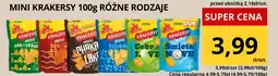 Supeco Mini krakersy 100g różne rodzaje Supeco oferta