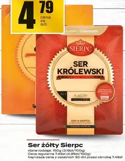 Supeco Ser żółty Sierpc 150g oferta