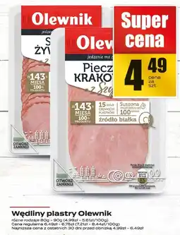 Supeco Wędliny plastry Olewnik 143g oferta