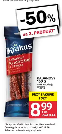Selgros Kabanosy Krakus oferta