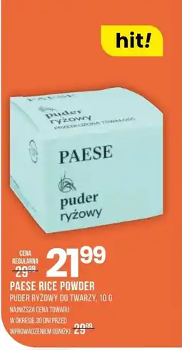 Drogerie Natura Puder do twarzy Paese oferta