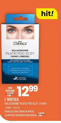 Drogerie Natura Płatki pod oczy L Biotica oferta