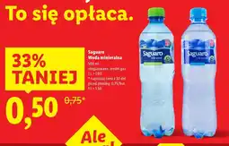 Lidl Woda niegazowana Saguaro oferta