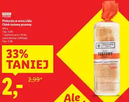 Lidl Chleb tostowy Piekarnia w sercu Lidla oferta