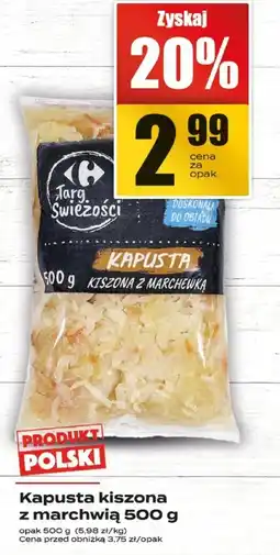 Supeco Kapusta kiszona z marchwią 500g Supeco oferta