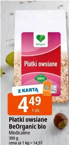 E.Leclerc Płatki owsiane BeOrganic bio MedicaLine oferta