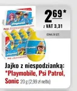 Eurocash Jajko z niespodzianką: Playmobile, Psi Patrol oferta