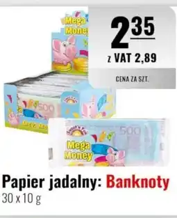 Eurocash Papier jadalny: Banknoty oferta