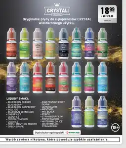 Eurocash Oryginalne płyny do e-papierosów crystal oferta