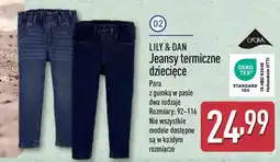 ALDI LILY & DAN Jeansy termiczne dziecięce oferta