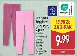 ALDI LILY & DAN Legginsy dziecięce oferta