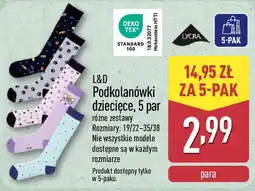 ALDI L&D Podkolanówki dziecięce oferta