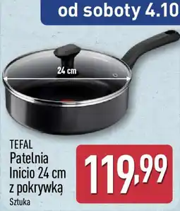ALDI TEFAL Patelnia Inicio 24 cm z pokrywką oferta